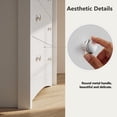 thumbnail image 5 of Homall 5 Drawer Tall Dresser for Bedroom, Wide Storage Cabinet for Living Room, Wood Chest of Drawers with Metal Handles, White, 5 of 10