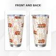 thumbnail image 3 of KLL Cute Sleepy Fox Print 40oz Stainless Steel Insulated Car Cup with Spillproof Lid - Keep Your Drink Hot or Cold on the Go-Straw Two-piece Set, 3 of 8