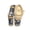 Gold &Gold, variant on Gold & Black Wrap Bangle Watch, Luxury Women’s Quartz Bracelet Watch