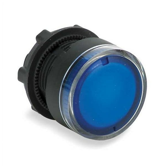 Push Button Operator, Flush, Momentary Action, Push Release, Illuminated, Blue
