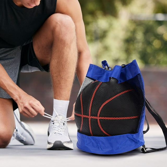 Sac à Dos de Basketball / Sac de Sport Imperméable Bandoulière Réglable / Poche en Filet / Sac de Transport pour Volleyball, Soccer & Soccer / Design Élégant et Polyvalent / 1 Pack