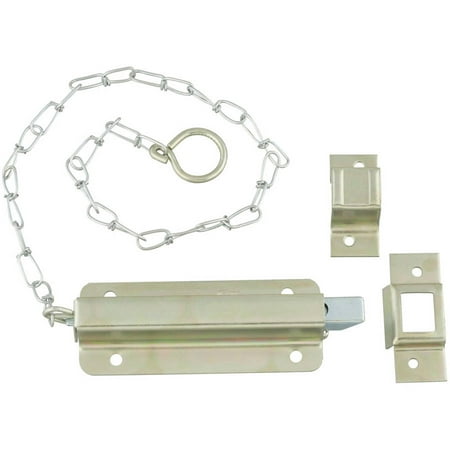 Stanley Hardware 757040 6" Zinc Plated Door Bolts with Chain