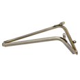 thumbnail image 4 of BUYISI Note Package Content Diy Accessory Durable Metal Sewing Holes Classic Metal Purse Frame L Shape Kiss Clasp Lock 15.5Cm, 4 of 5
