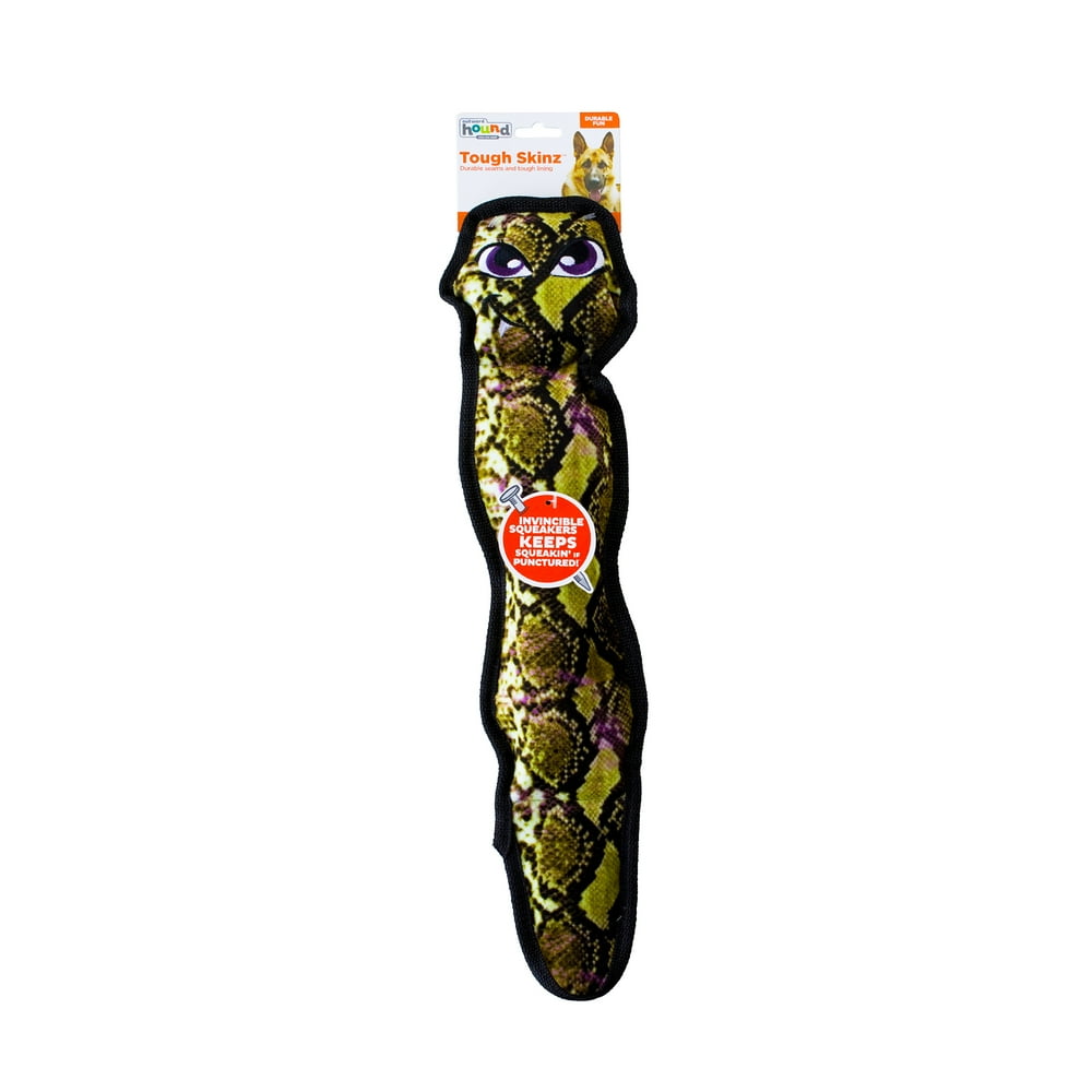 Outward Hound Tough Skinz Snake Dog Toy, Green, Large - Walmart.com - Walmart.com