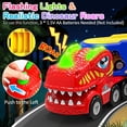 thumbnail image 7 of JoyStone Dinosaur Truck Toys for Kids, Friction Powered Transport Carrier Truck with 4 Pull-Back Dino Cars, Toddler Gifts with Sounds & Lights for Boys 3 4 5+, 7 of 7
