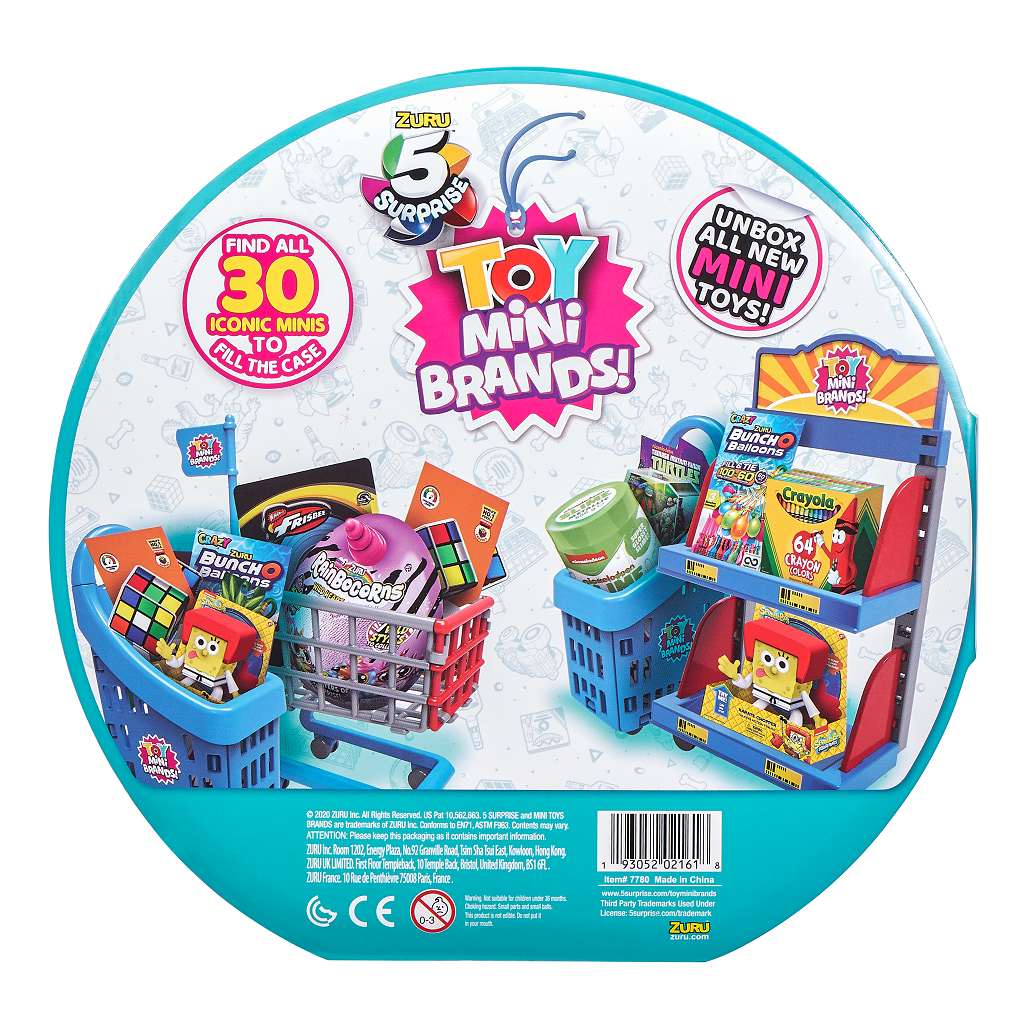 5 Surprise Toy Mini Brands Collector's Case Store & Display 30 Minis with 4  Exclusive Minis by ZURU