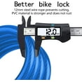 thumbnail image 2 of SHAR Bike Lock (Blue), Bike Lock 120cm x 12mm Long, Cable Lock for Bike Scooter Motorcycles Bike Gate with 5 Digit Smart Code and Stroller Bike, Bike Lock Anti-Theft, 2 of 5