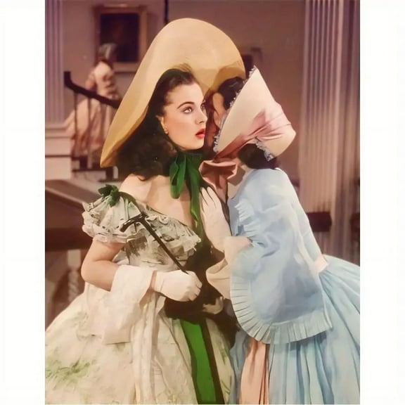 Diamond Painting Kits for Adults, Gone with The Wind  5D DIY Diamond Art Kits Full Drill Diamond Dots for Gift Wall Decor and Relaxation Gem Arts