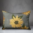 thumbnail image 3 of Creative Products Painted Sunflower Gray 14 x 20 Indoor / Outdoor Pillow, 3 of 3