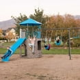 thumbnail image 6 of Lifetime Kid's Adventure Tower Swing Set with Slide, Belt Swings and Climbing Wall (90918), 6 of 10
