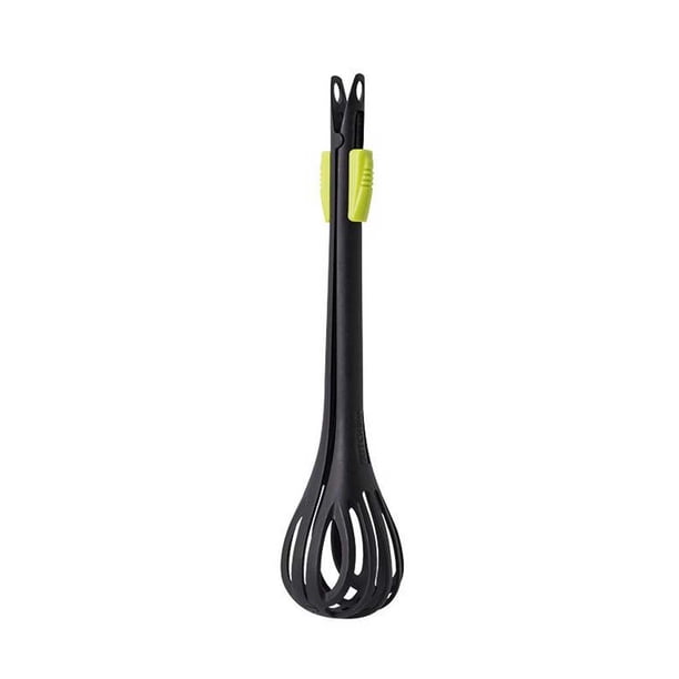Billuyoard Clip para batidor de huevos, utensilio de cocina, mano de obra fina, mango largo, accesorios para el hogar, multifuncional, de fácil agarre Cocina y Comedor Negro Billuyoard HA082974-01