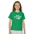thumbnail image 3 of How Cut Carbs Cutter Foodie Pizza Crewneck T Shirts Boy Girl Teen Brisco Brands XS, 3 of 6