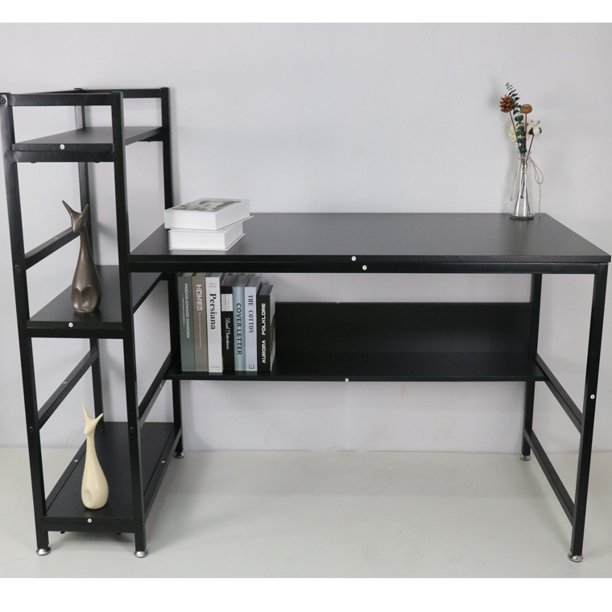 Computer Desk with Hutch, Home Office Desk with Space Saving Design