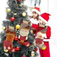 thumbnail image 5 of Christmas Stocking, Set Of 3 Santa, Snowman, Reindeer, Xmas Character Decorations & Party Accessory, 5 of 5