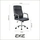 thumbnail image 3 of Silla Escritorio Oficina Ergonomica Moderna Piel Sintetica Color Negro, 3 of 3