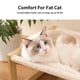 thumbnail image 3 of Cama para gatos FUKUMARU New Moon, hamaca transpirable de madera para gatos, 3 of 9