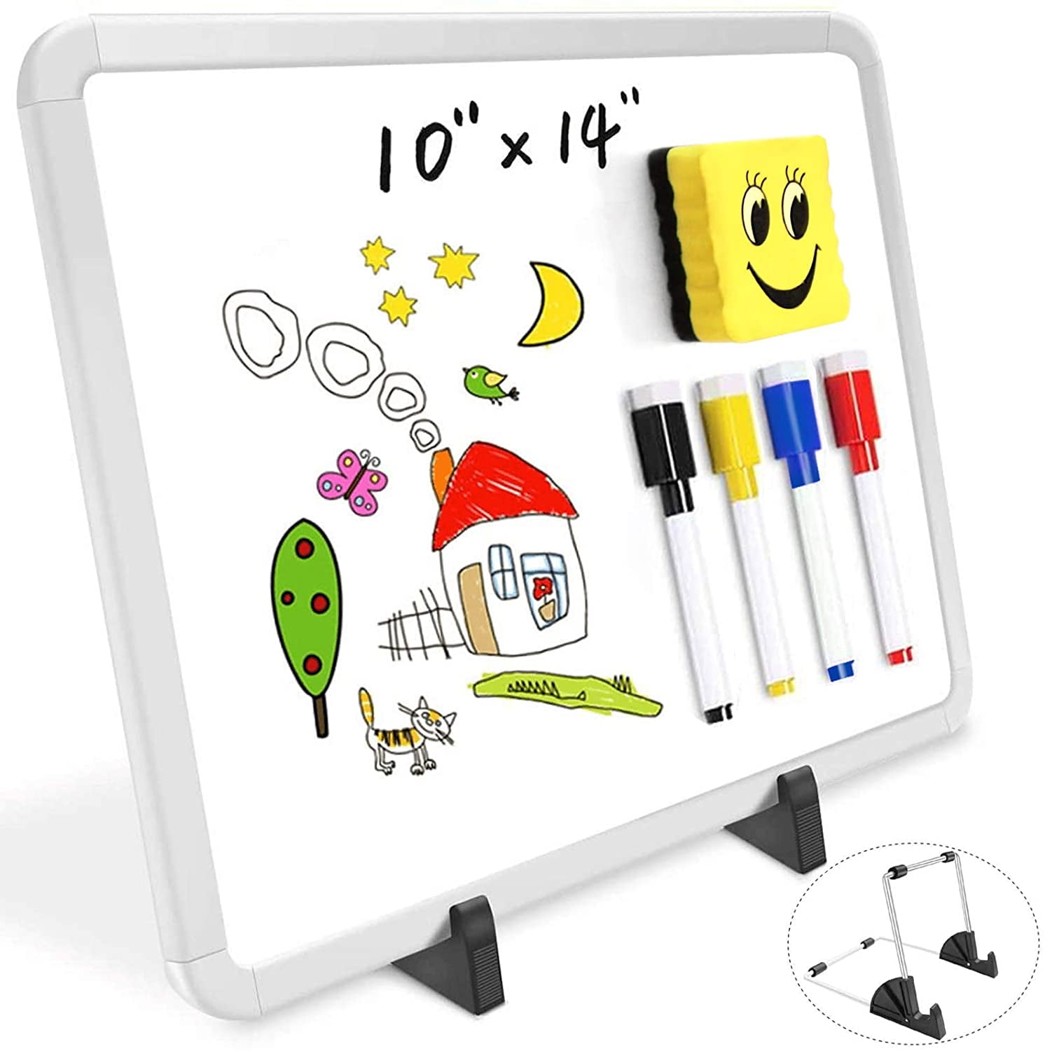 Large Small Dry Wipe Magnetic Whiteboard Office School Home Notice Drawing Board