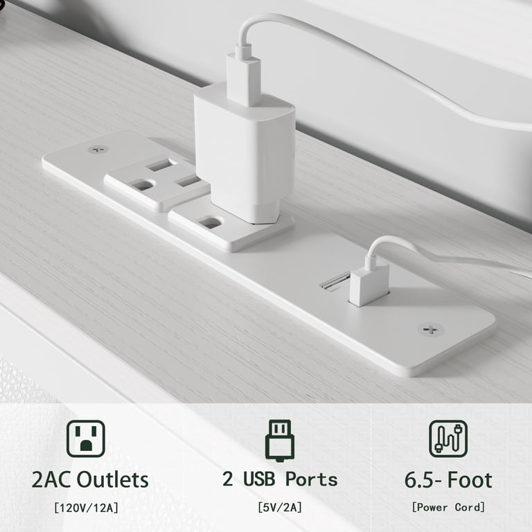 Satifur Full Bed Frame with LED Lights & Charging photo 7