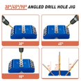 thumbnail image 5 of 30 45 90 Angled Drill Guide Jig for Cable Railing Lag Screw Kit Wood Post, Drilling Degree Angle, for Railing Deck Stair, 5 of 5