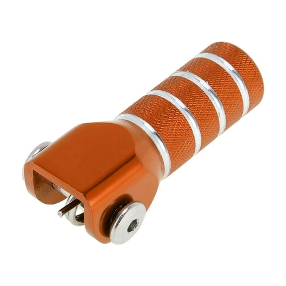 Unique Bargains Orange Motorcycle Shifter Footrests Pegs for Yamaha YZF Cylinder Square Shift Foot Rests Peg Footboards Aluminum Alloy 1 Pc