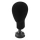 thumbnail image 2 of Polystyrene Foam Mannequin Face Model Head Wig Holder Eyeglass Glasses With Base Bracket - Black, 3, 2 of 5