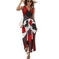 thumbnail image 2 of Artistic Fun Playing Cards Abstract Art Sleeveless Dress Summer Women Clothes Dress for Pregnant Women Dresses, 2 of 9