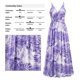 thumbnail image 3 of Vestido de verano con tirantes finos para mujer, cuello en V, cintura alta, sin espalda, vestido floral, vestidos de fiesta y playa, 3 of 6