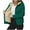 Sherpa Jacket Women-Green, variant on Mifsaly Christmas Sherpa Jacket Women Fleece Lined Zip up Warm Hoodie Xmas Graphic Long Sleeve Drawstring Hooded Sweatshirt Classic Sport Thermal Winter Outerwear with Pockets