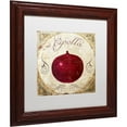 thumbnail image 2 of Trademark Fine Art "Mangia IV" Canvas Art by Color Bakery White Matte, Wood Frame, 2 of 4
