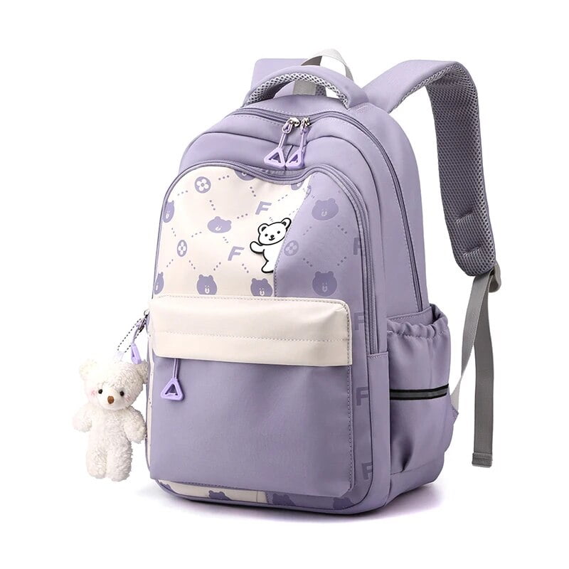 Kawaii School Backpack for Girls Cute School Bags Waterproof Bookbag Teens College Student Travel Shoulder Bag 100 High Quality
