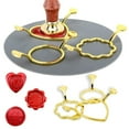 thumbnail image 2 of HLONK Wax Seal Stamp Rings Metal Sealing Wax Molds Holder For DIY Scrapbook Gift Envelope Card Decoration Sealing Fix Shapes, 2 of 17