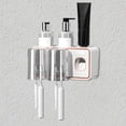 thumbnail image 3 of YMTQ Toothbrush Holders Clearance Bathrooms Holder Wall Mounted Toothpaste Dispenser Cuptray Bathroom Accessories, 3 of 3