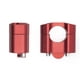 thumbnail image 3 of Bases adaptadores de manubrio Alessia para Moto Universal Rojo negro, 3 of 4