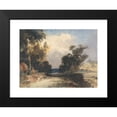 thumbnail image 2 of Thomas Shotter Boys 14x12 Black Modern Framed Museum Art Print Titled - View Near Arundel Castle (1823 and 1874), 2 of 5
