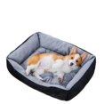 thumbnail image 1 of Camas medianas para perros, colchón lavable para mascotas, cómoda cama rectangular con calefacción para perros medianos y grandes, mascotas para gatos L JAMW Sencillez, 1 of 3