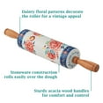 thumbnail image 4 of The Pioneer Woman 26-Inch Ceramic French Rolling Pin Dough Roller with Holder, 4 of 7