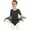 Black, variant on CHICTRY Kids Girls Gymnastics Ballet Leotard Dress Tulle Ballet Dance Tutu Skirt with Built-in Briefs Dance Outfit Purple 5-6