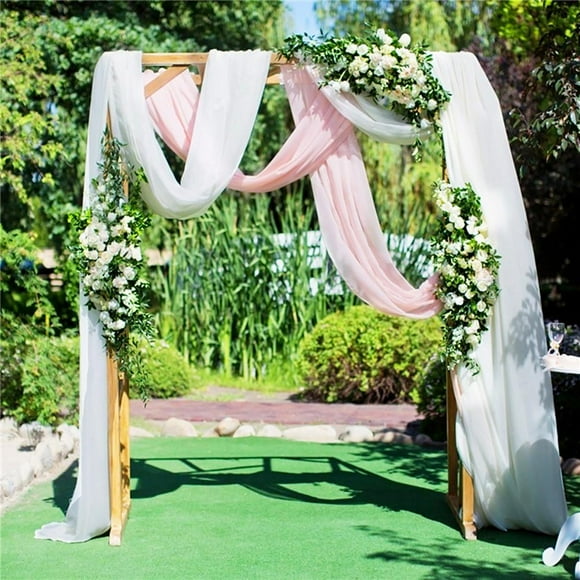 Wedding Arch Decorations Chiffon Arch Chiffon Arch Arch Draping Wedding Draping for Party Arch Ceremony Stage Reception Ceiling Backdrop