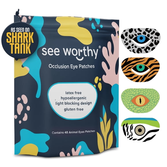 Parche adhesivo See Worthy para niños y adultos, 48 parches