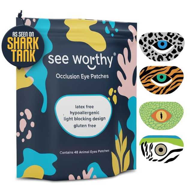 Parche adhesivo See Worthy para niños y adultos, 48 parches