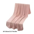 thumbnail image 2 of Pink Fleece Throw Blanket for Couch and Bed, Baby Grade Cozy and Warm Plush Fuzzy Throws for Kids Toddler Boys and Girls, 2 of 4