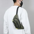 thumbnail image 4 of Bolso bandolera impermeable para hombre, mochila deportiva para exteriores, bolso de hombro ligero para viajes, mochila multiusos con puerto para auriculares para ir al trabajo., 4 of 6