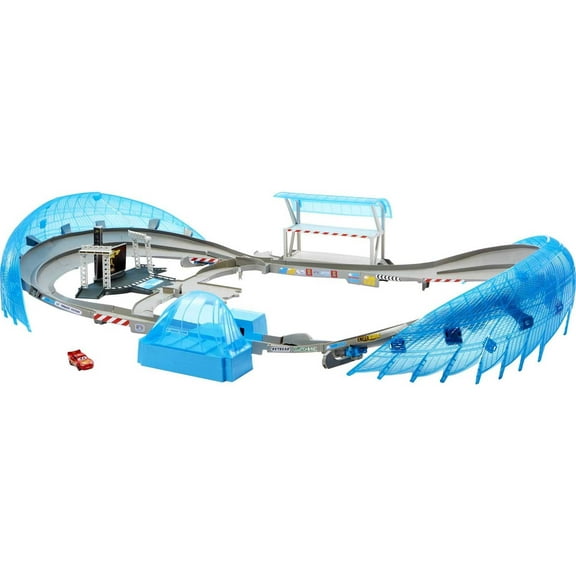 Mattel Disney and Pixar Cars Ultimate Florida Speedway Track Set with Lightning McQueen Car