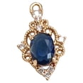 thumbnail image 1 of Guardurnaity Pendiente de cobre para mujer, colgante portátil de reemplazo, elegante, a la moda, colgante de joyería en forma de gota para niñas, Ropa, zapatos y accesorios Miscelánea Azul, 1 of 6