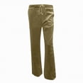 thumbnail image 3 of KPOPLK Linen Cargo Pants Tall Women Wide Leg Casual Palazzo Pant White Summer Baggy Flowy Vacation Pants with Pockets Size XL,Bronze, 3 of 6