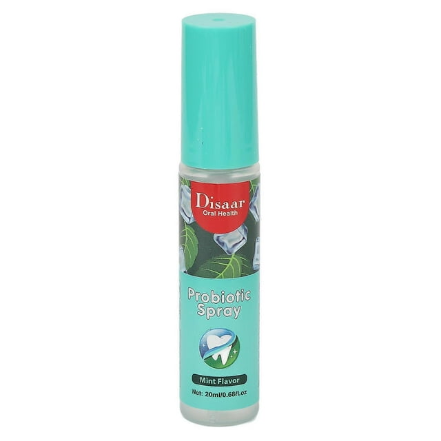 Bad Breath Treatment Oral Spray, Relieves Dry Mouth, Pocket Size, Mint Mouth Freshener, Long Lasting, 20ml