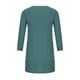 thumbnail image 5 of Vestido hasta la rodilla liso de manga tres cuartos suelto con cuello en V de algodón y lino a la moda para mujer Fridja  yut5346, 5 of 8