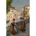 thumbnail image 3 of Henry Woods 13x18 Black Modern Framed Museum Art Print Titled - San Findo, Venice (1906), 3 of 5