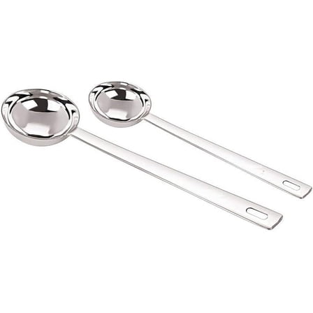 Stainless Steel Laddle Set, 2-Pieces, Silver