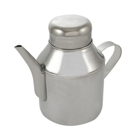 Unique Bargains Kitchen Shanked Stainless Steel Oil Vinegar Container Jar Dispenser